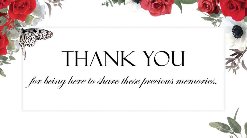memorial slideshow